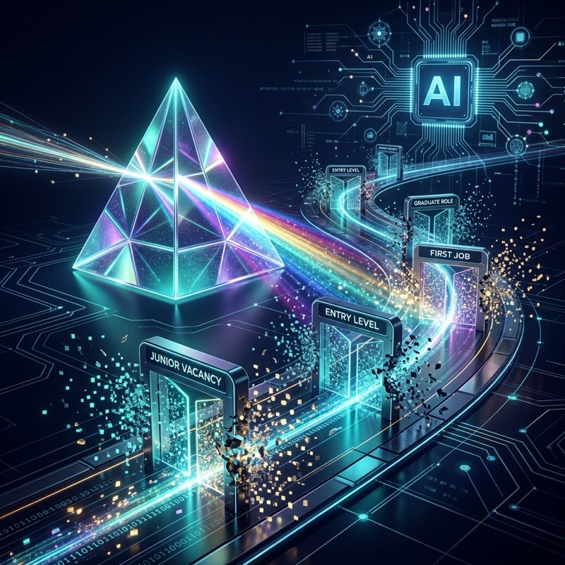 AI 對就業的第一波衝擊，先打在入門職缺